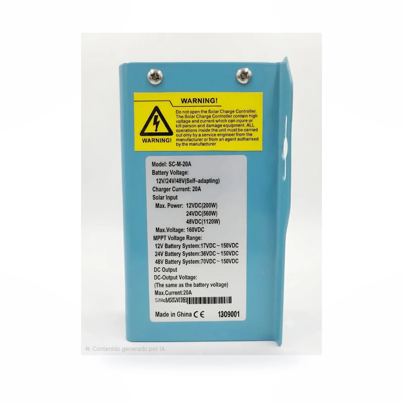 Allyce Controlador MPPT 20A 12V/24V/48V AZUL-150VOC – Reiki Energía Solar