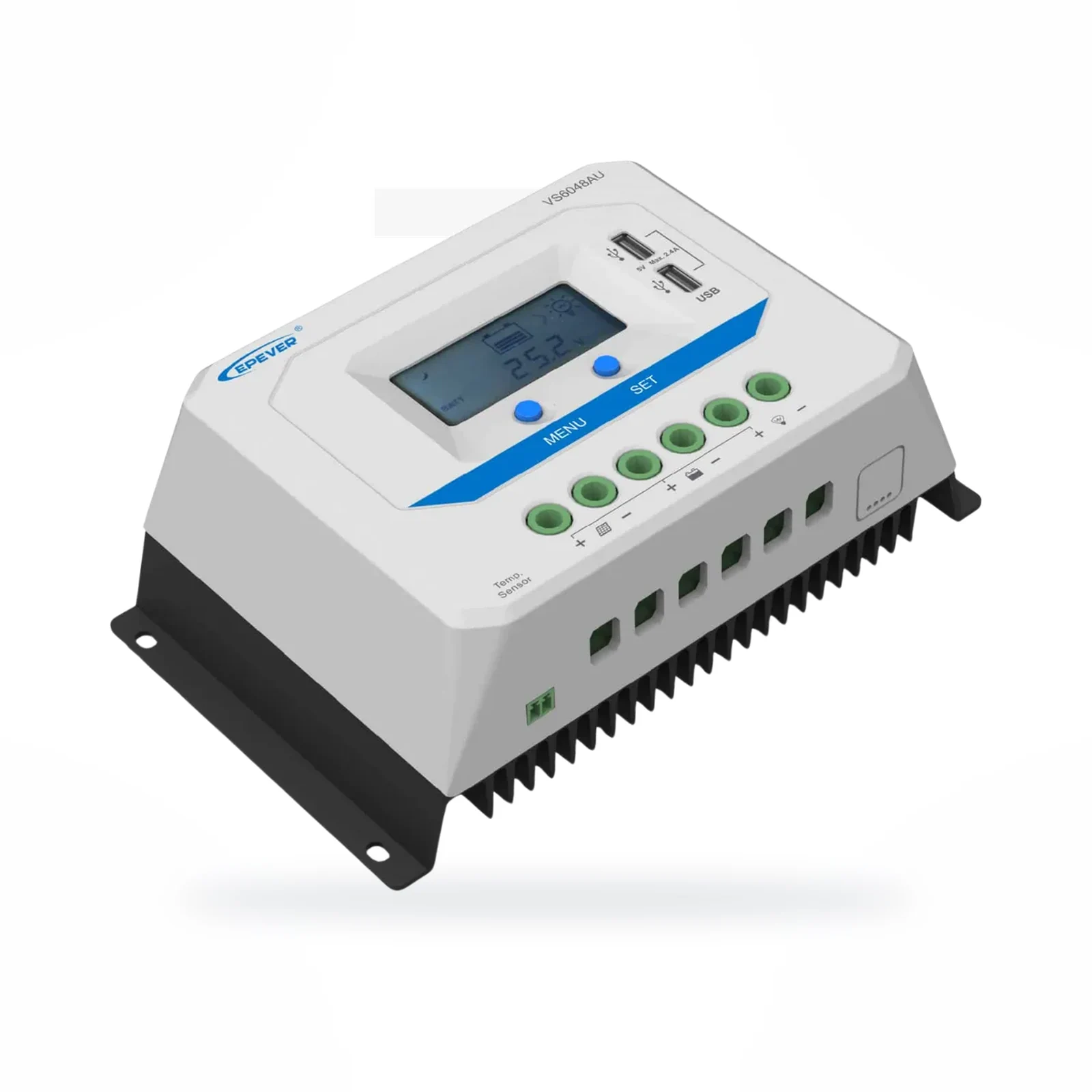 Epever Controlador PWM VS2024AU 12/24V -20A-50VOC – Reiki Energía Solar