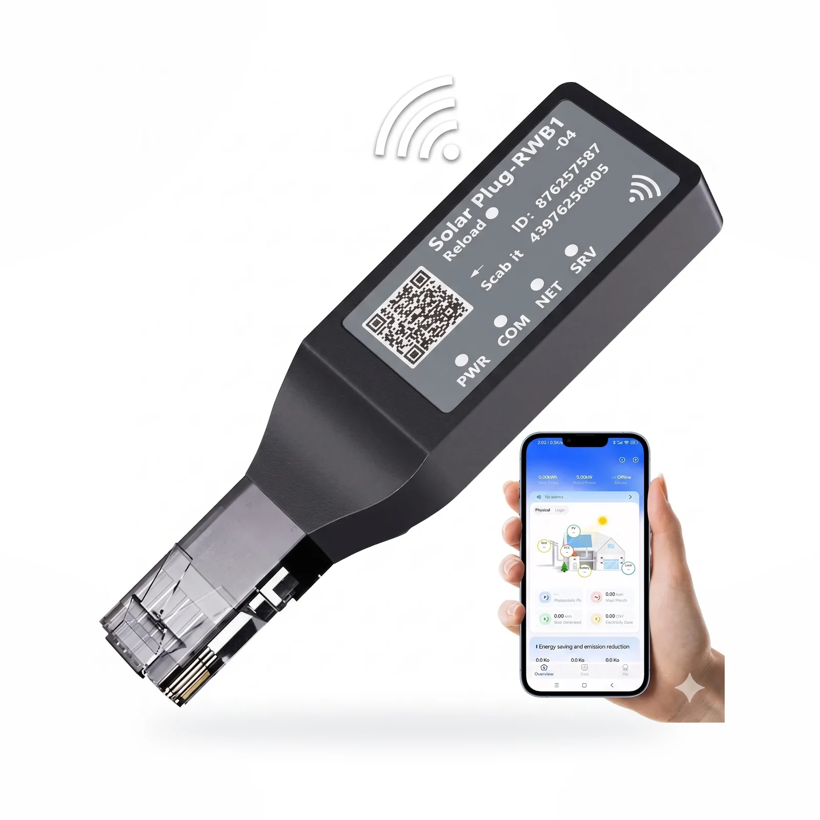 Gospower WIFI Inversor Solar Plug RWB1 – Reiki Energía Solar