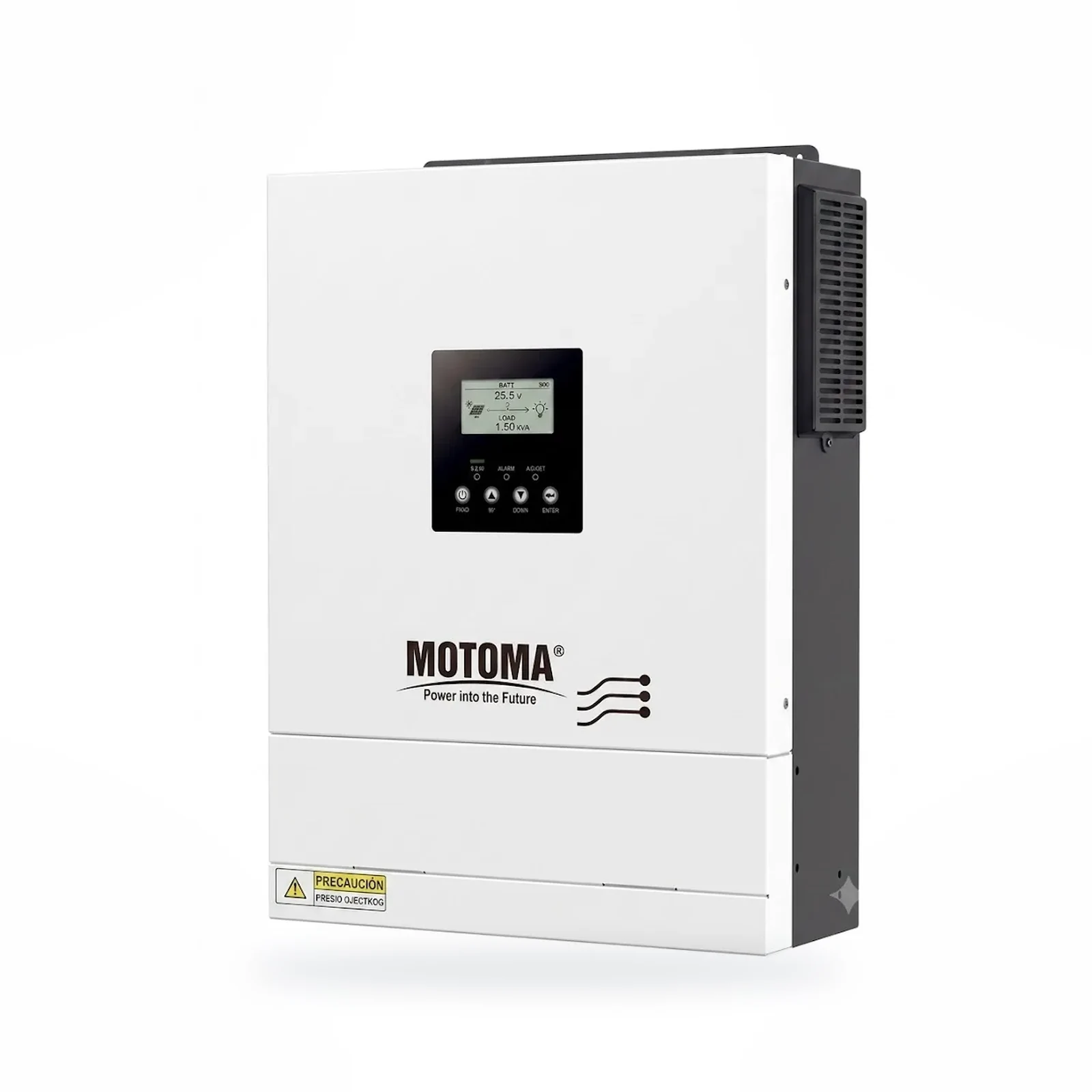 Motoma Inversor Cargador 2.000 W Monofasico 110V MPPT 90AH /24V- 400VOC – Reiki Energía Solar