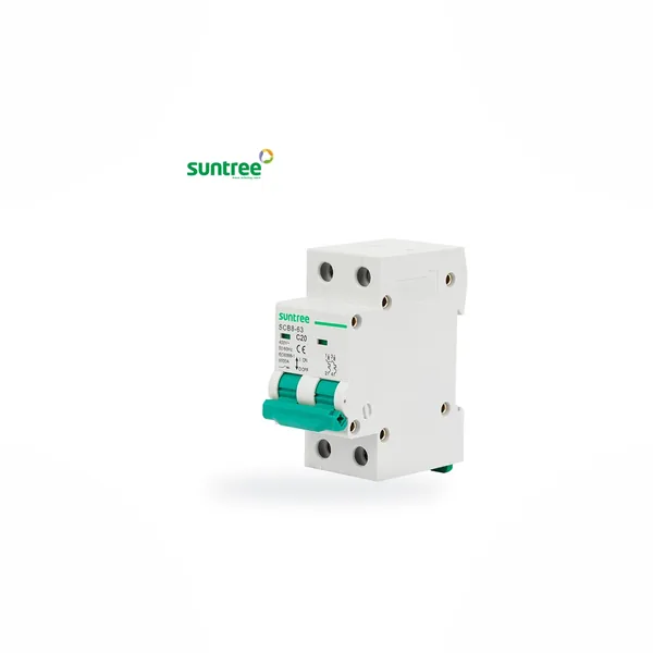 Suntree Proteccion Breaker AC Bifasico- SCB8-63 2P 50A 400VAC – Reiki Energía Solar