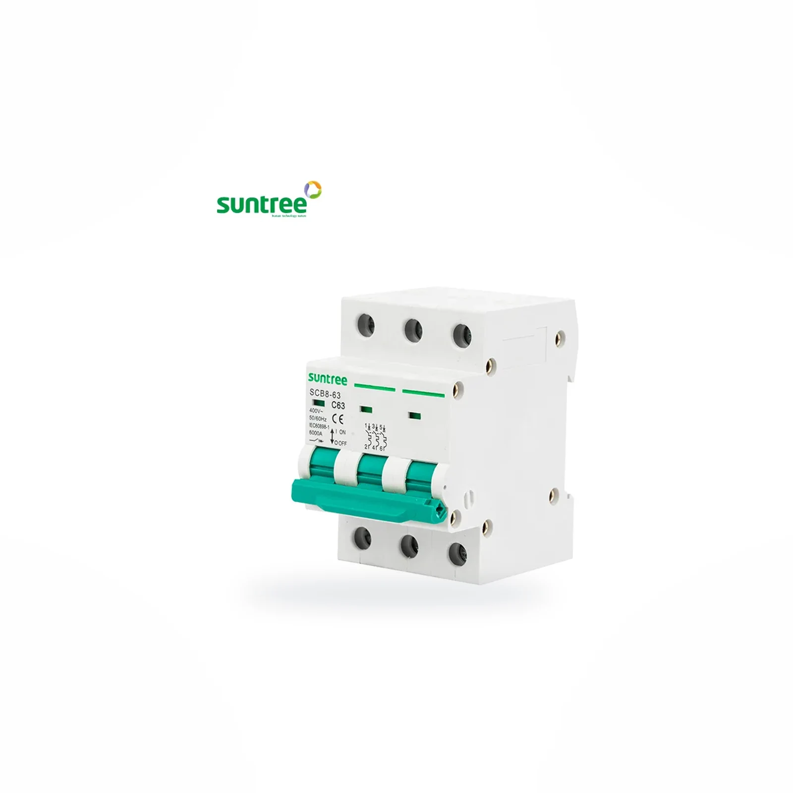 Suntree Proteccion Breaker AC TRIFASICO-SCB8-125 3P 80A 400VAC – Reiki Energía Solar