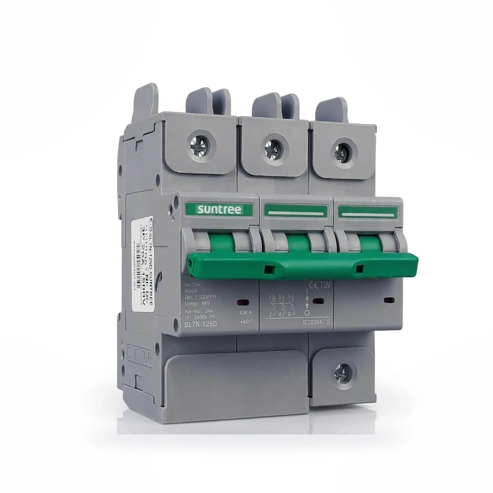 Suntree Proteccion Breaker SL7N-125D 3P 25A 1500VDC – Reiki Energía Solar